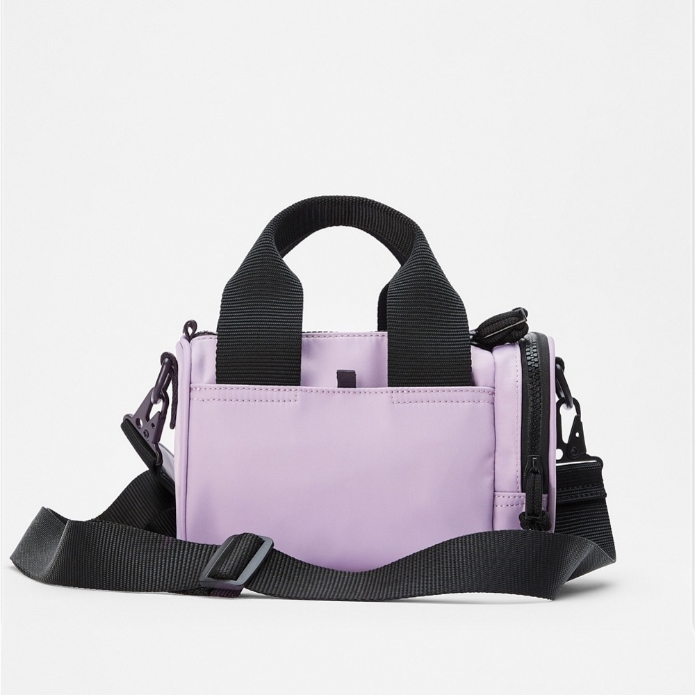 !!SOLD!! FABLETICS LILAC MINI TOTE BAG CROSSBODY PURSE NYLON SHOULDER GYM - Picture 15 of 16